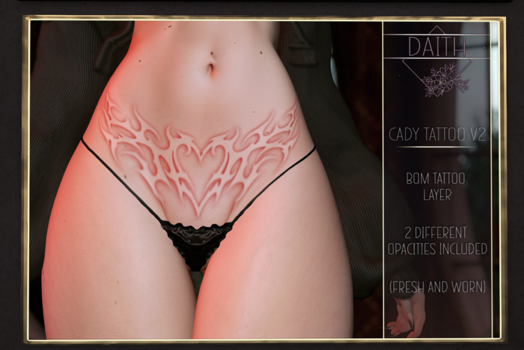 Cady Tattoo v2 - BOM, L$239