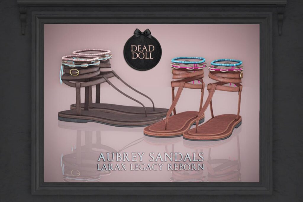 Aubrey Sandals - Legacy/MaitreyaX/Reborn, L$488 FP