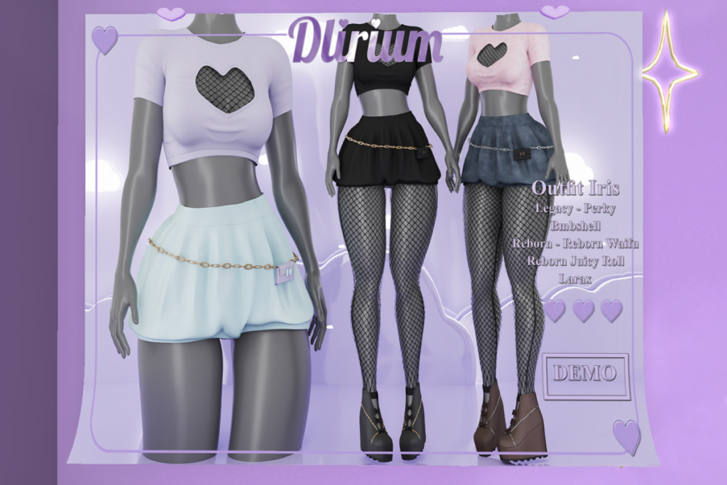 Iris Set - Legacy/MaitreyaX/Reborn/+mods, L$259 each/L$1499 FP