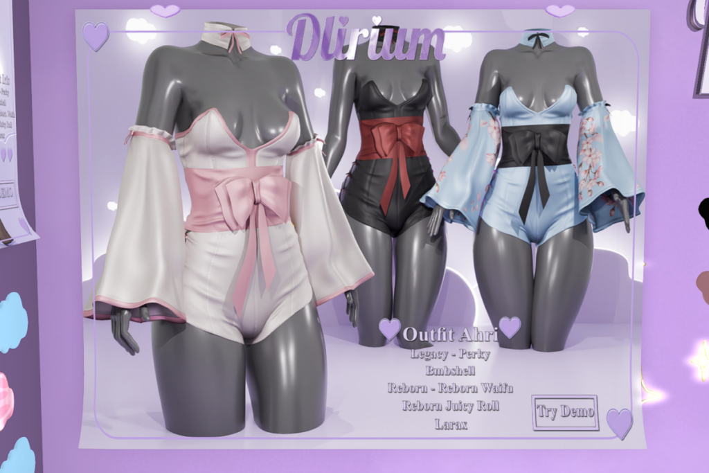 Ahri Outfit - Legacy/MaitreyaX/Reborn/+mods, L$289 each/L$1599 FP