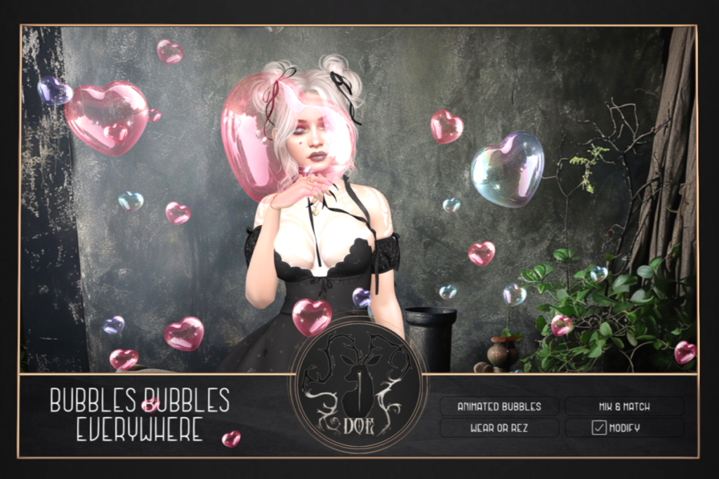 Bubbles, Bubbles Everywhere, L$299 each/L$499 FP