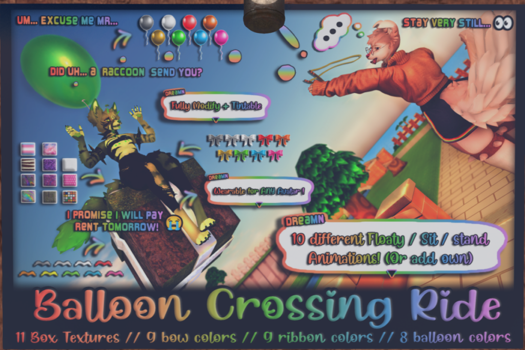 Balloon Crossing Ride, L$350
