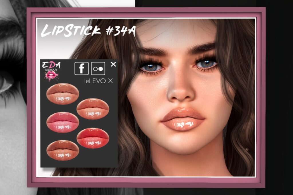 34 Lipstick - EvoX, L$149 each