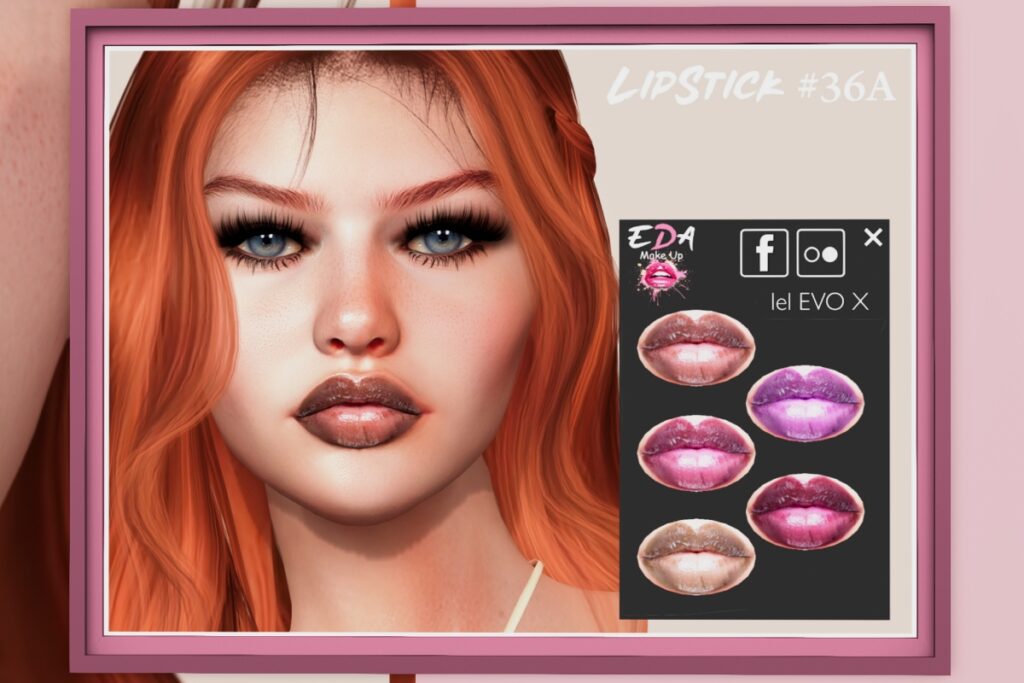 36 Lipstick - EvoX, L$149 each FP