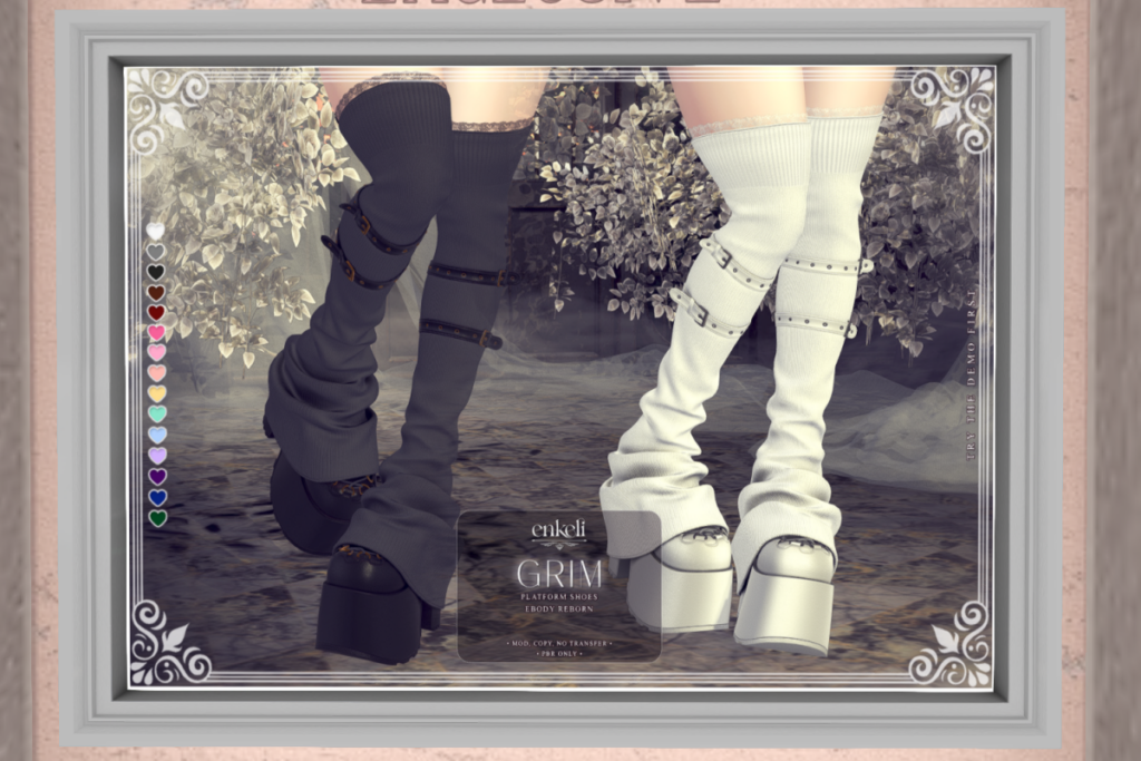 Grim Platform Shoes - Reborn, L$599
