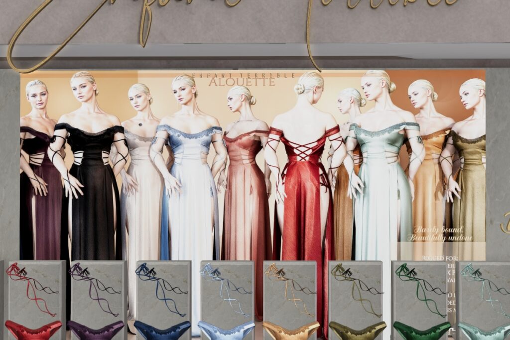 Alouette Dress - Legacy/MaitreyaX/Reborn, L$325 each/L$1655 FP