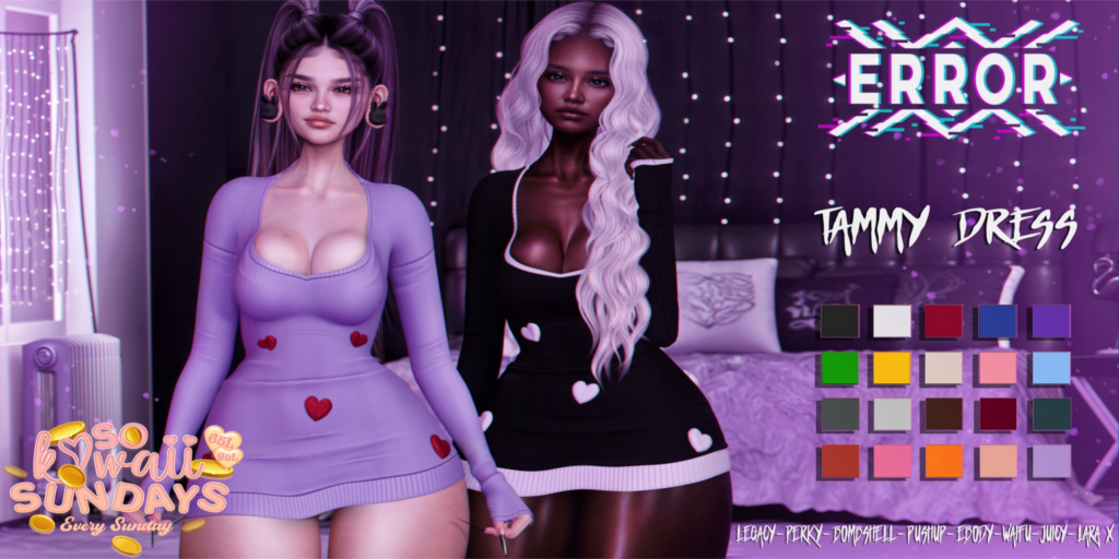 Tammy Dress - Legacy/MaitreyaX/Reborn/+mods	&lt;a href=&quot;http://maps.secondlife.com/secondlife/Crystal%20Isle/111/129/61&quot;&gt;Teleport&lt;/a&gt;