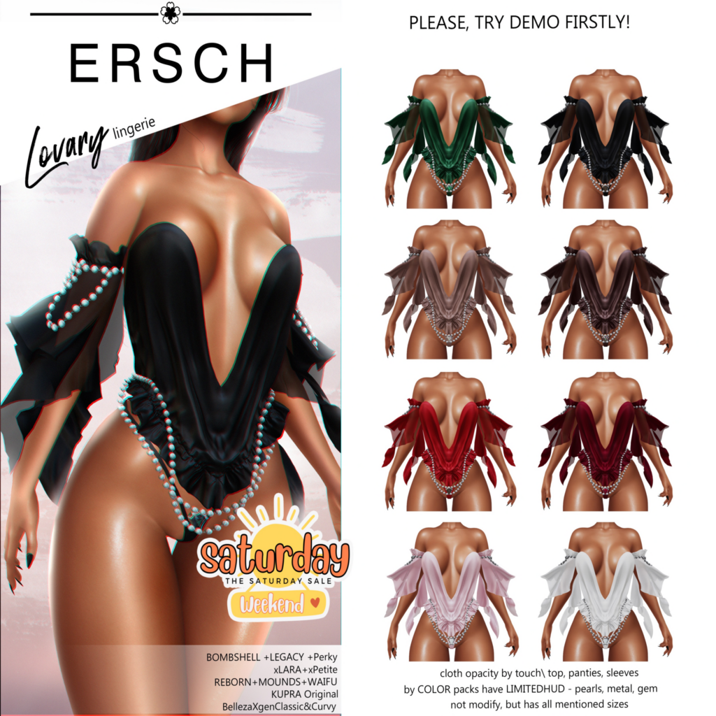 Lovary Lingerie - GenX/Inithium/Legacy/MaitreyaX/Reborn/+mods	&lt;a href=&quot;http://maps.secondlife.com/secondlife/Lyrics/29/72/33&quot;&gt;Teleport&lt;/a&gt;