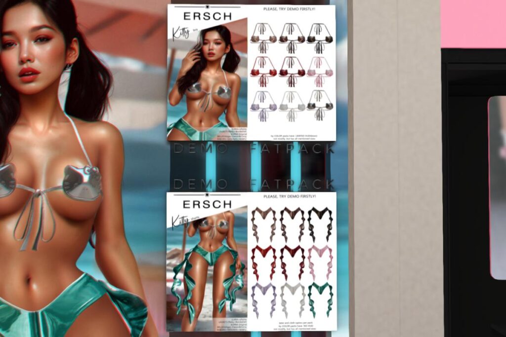 Kitty Bra &amp; Kitty Shorts - GenX/Inithium/Legacy/MaitreyaX/Reborn/+mods, L$288 each/L$988 each FP