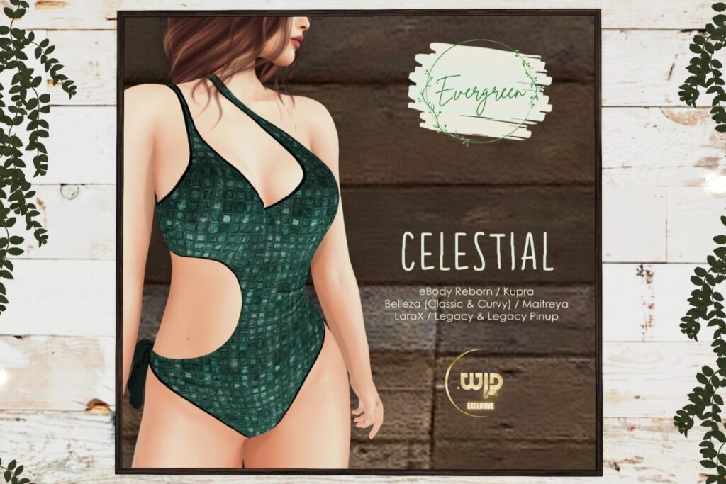 Celestial Swimsuit - GenX/Inithium/Legacy/MaitreyaX/Reborn/+mods, L$129 each/L$999 FP