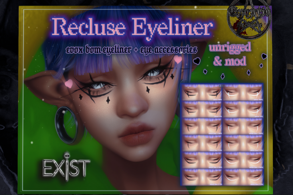 Recluse Eyeliner - EvoX, L$150