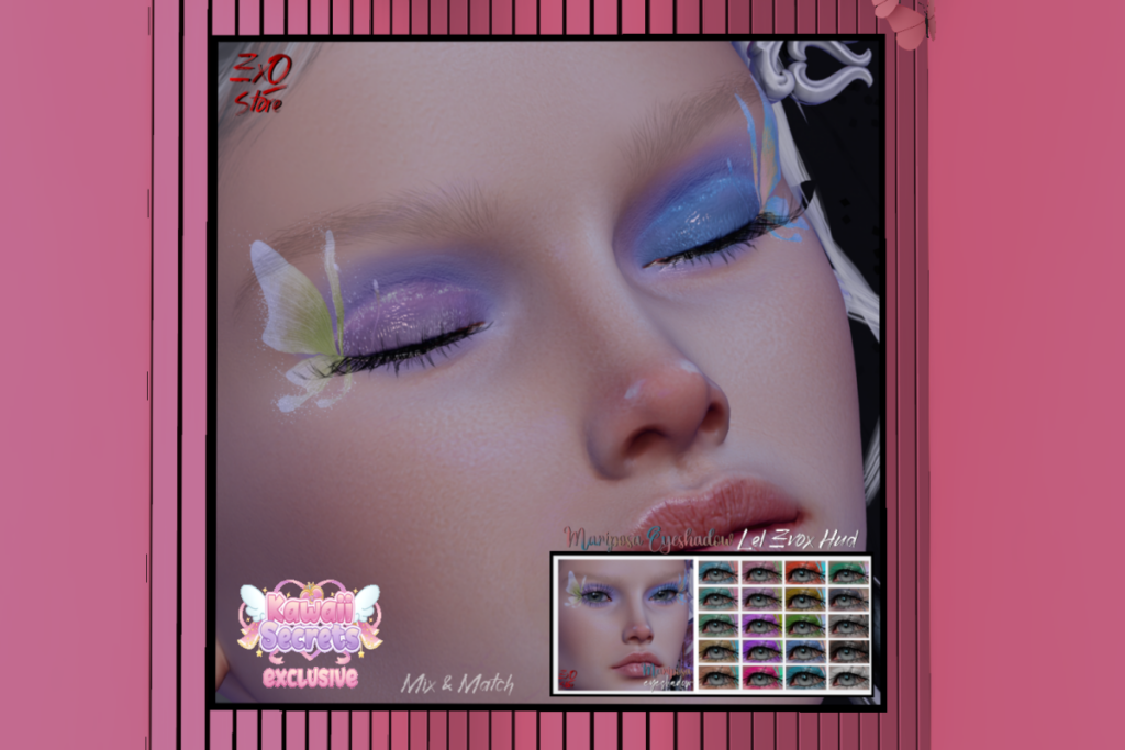 Mariposa Eyeshadow - EvoX, L$249