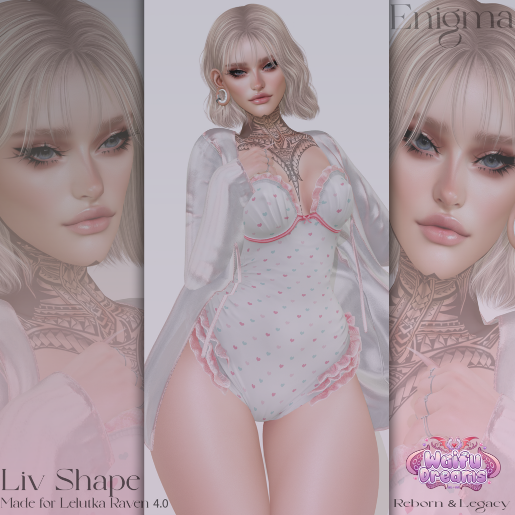 Liv Shape - Lelutka Raven/Legacy/Reborn