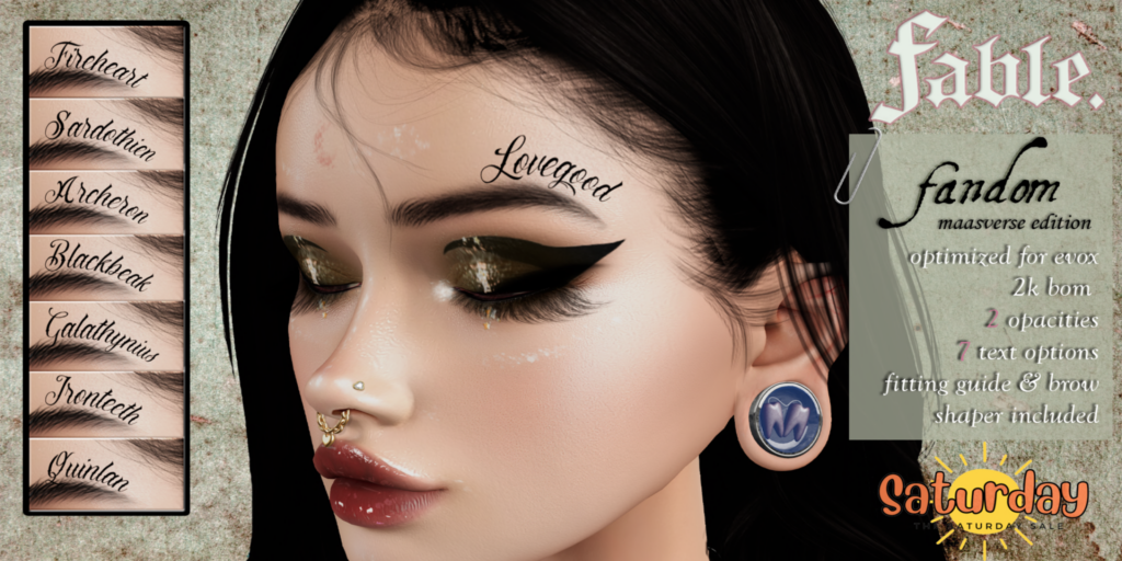 Fandom Tattoo - EvoX	&lt;a href=&quot;http://maps.secondlife.com/secondlife/Light%20Heaven/184/86/2502&quot;&gt;Teleport&lt;/a&gt;