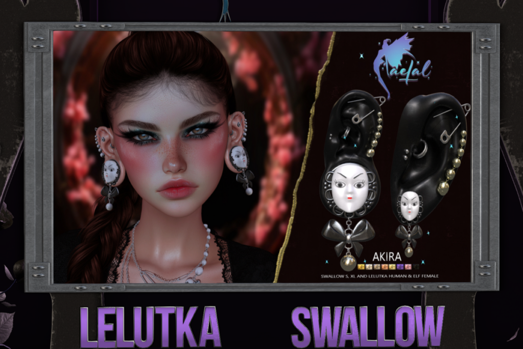 Akira Earrings - Evo X/Swallow S &amp; XL, L$199 each