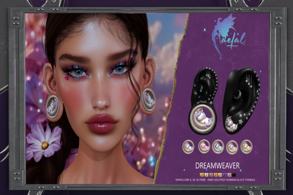 Dream Weaver Earrings - EvoX/Swallow S+XL, L$249 each