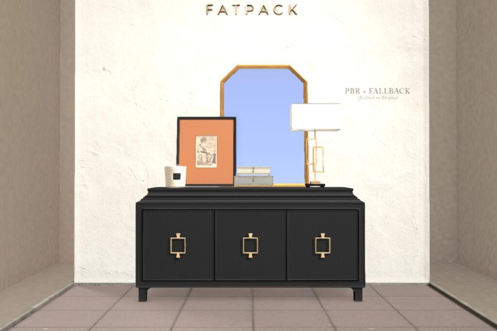 Patterson Console, Patterson Art &amp; Patterson Lamp, L$88-L$288 each
