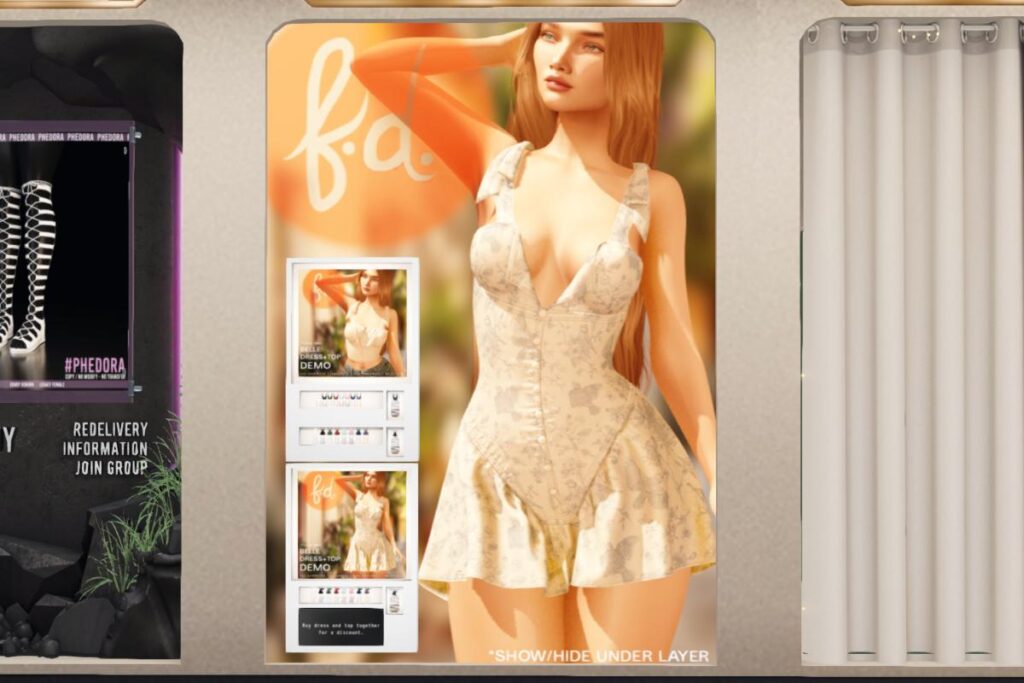 Belle Top &amp; Dress - GenX/Legacy/MaitreyaX/Reborn/+mods, L$188-L$288 each/L$888-L$1288 each FP