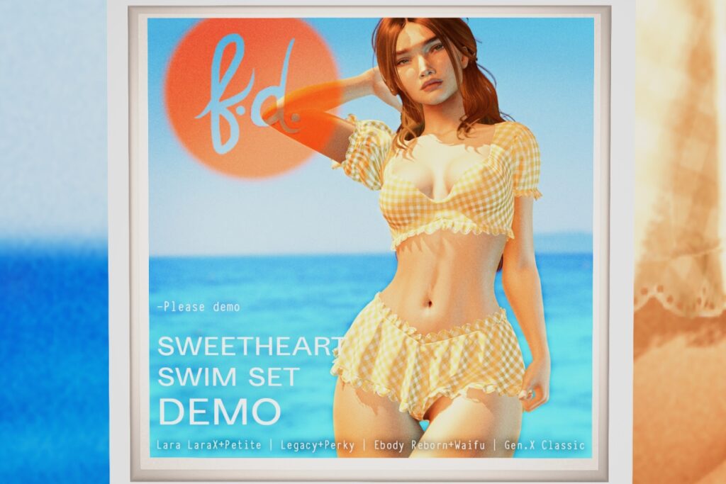 Sweetheart Swim Set - GenX Classic/Legacy/MaitreyaX/Reborn/+mods, L$199 each/L$999 FP