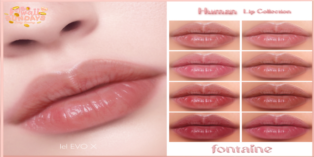 Human Lipstick - EvoX	&lt;a href=&quot;https://maps.secondlife.com/secondlife/VELOUR/66/140/83&quot;&gt;Teleport&lt;/a&gt;