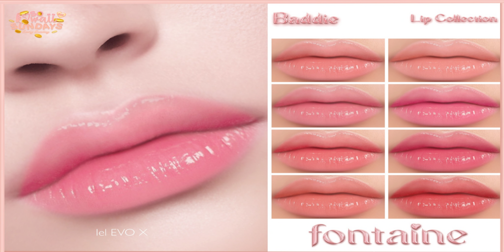 Baddie Lipstick - EvoX	&lt;a href=&quot;https://maps.secondlife.com/secondlife/VELOUR/66/140/83&quot;&gt;Teleport&lt;/a&gt;