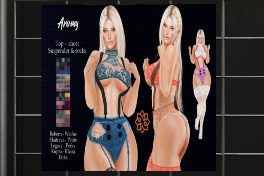 Aromy Outfit - Erika/Inithium/Legacy/Maitreya/Reborn/+mods, L$360 FP