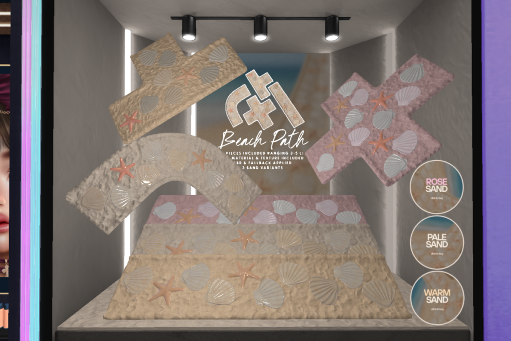 Beach Path, L$349 each