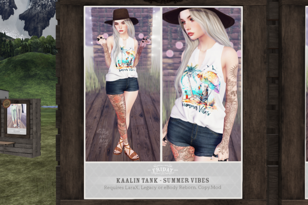 Kaalin Tank - Legacy/MaitreyaX/Reborn	&lt;a href=&quot;http://maps.secondlife.com/secondlife/White%20River%20Farm/181/134/23&quot;&gt;Teleport&lt;/a&gt;