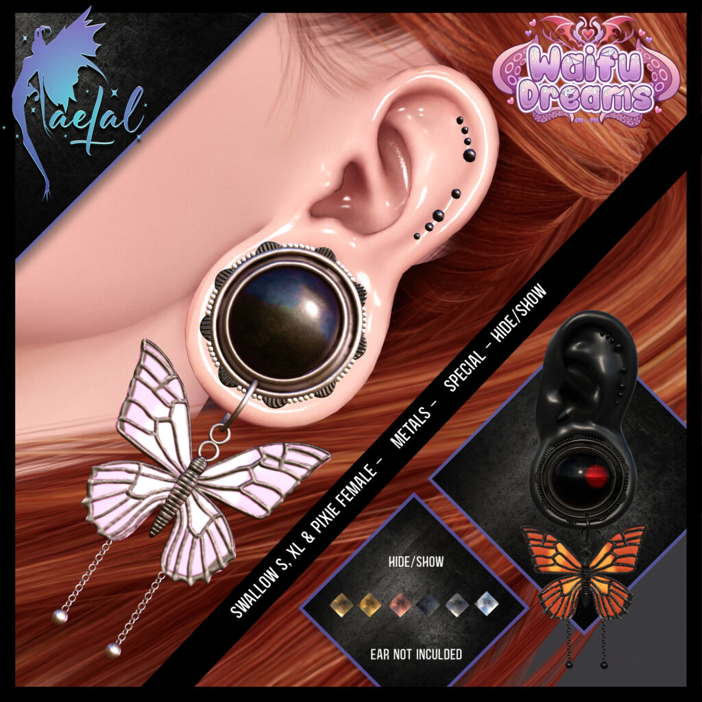 Ear 95 - Swallow S, XL &amp; Pixie Female