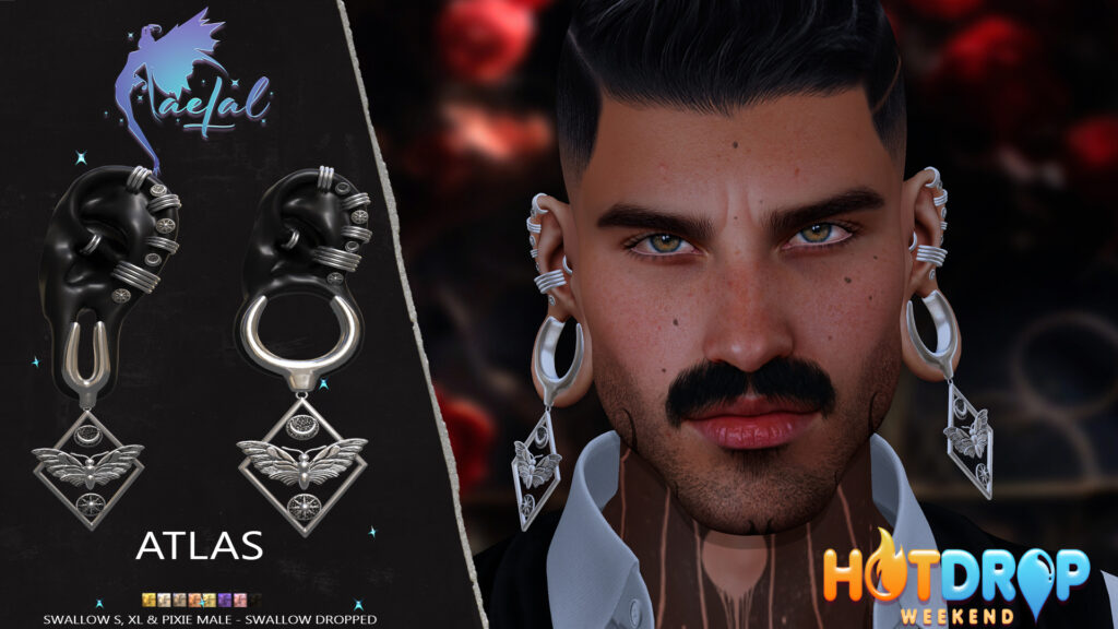 Atlas Male - Swallow Dropped/Gauged/Pixie/XL  Male