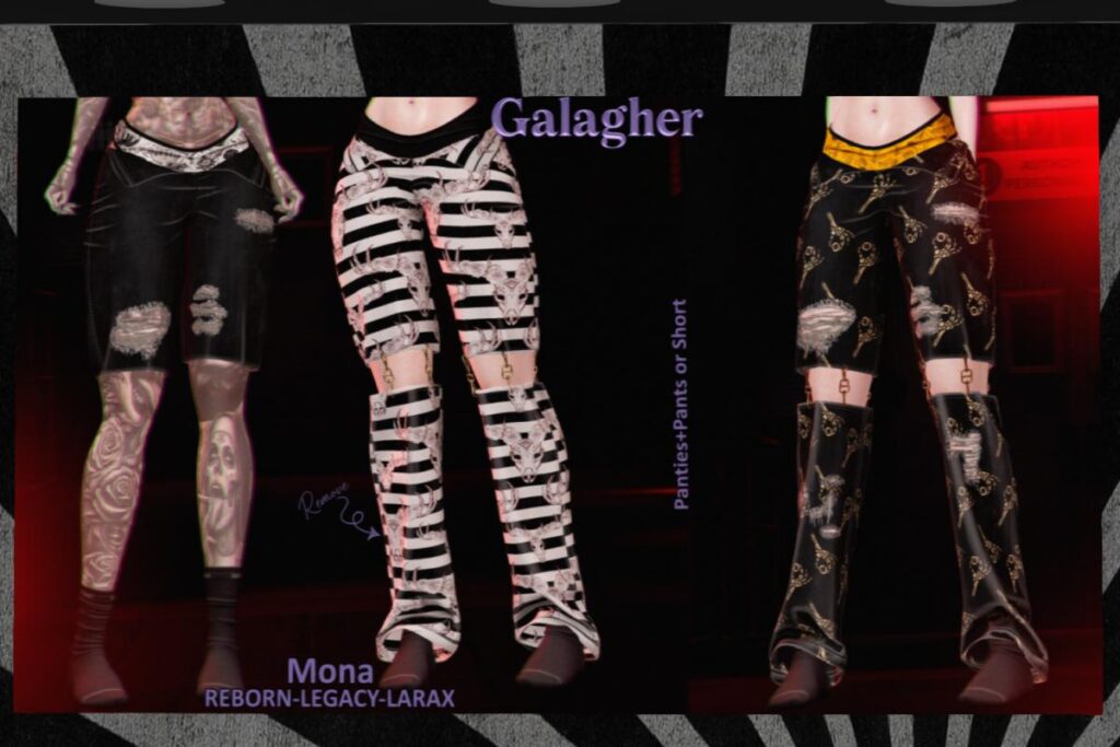 Mona Pants - Legacy/MaitreyaX/Reborn, L$299 each/L$1599 FP