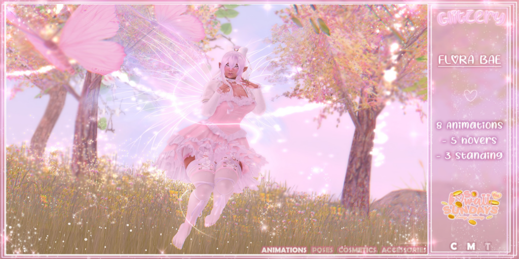 Flora Bae Animations	&lt;a href=&quot;http://maps.secondlife.com/secondlife/Universa/41/91/3003&quot; target=&quot;_blank&quot;&gt;Teleport&lt;/a&gt;