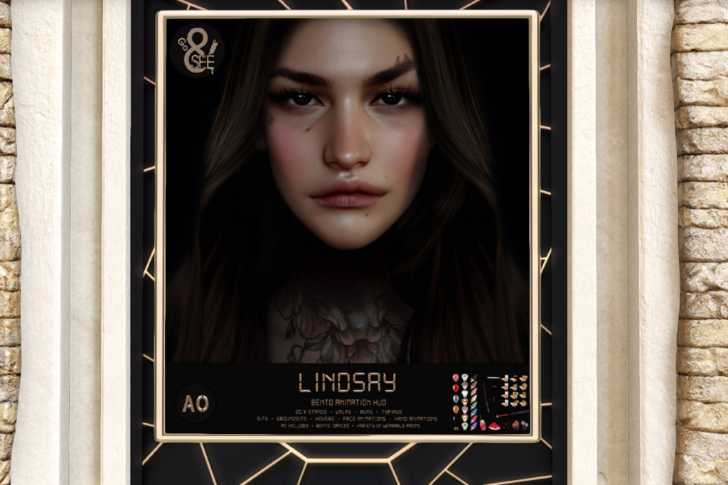 Lindsay Bento Animations, L$120 each/L$2500 FP