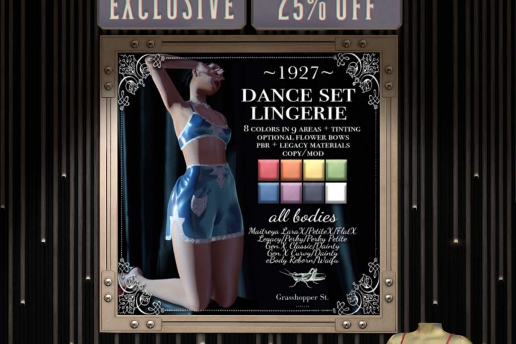 Dance Set Lingerie - GenX/Legacy/MaitreyaX/Reborn/+mods, L$300 each/L$1050 FP