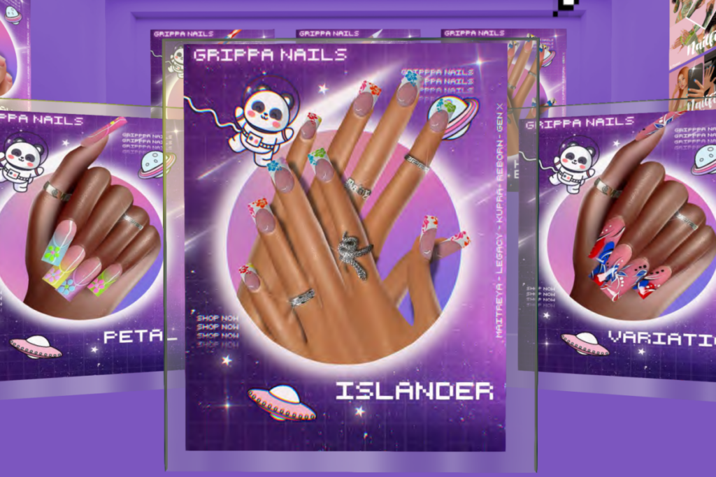 Islander Nail Set - GenX/Inithium/Legacy/Maitreya/Reborn, L$200
