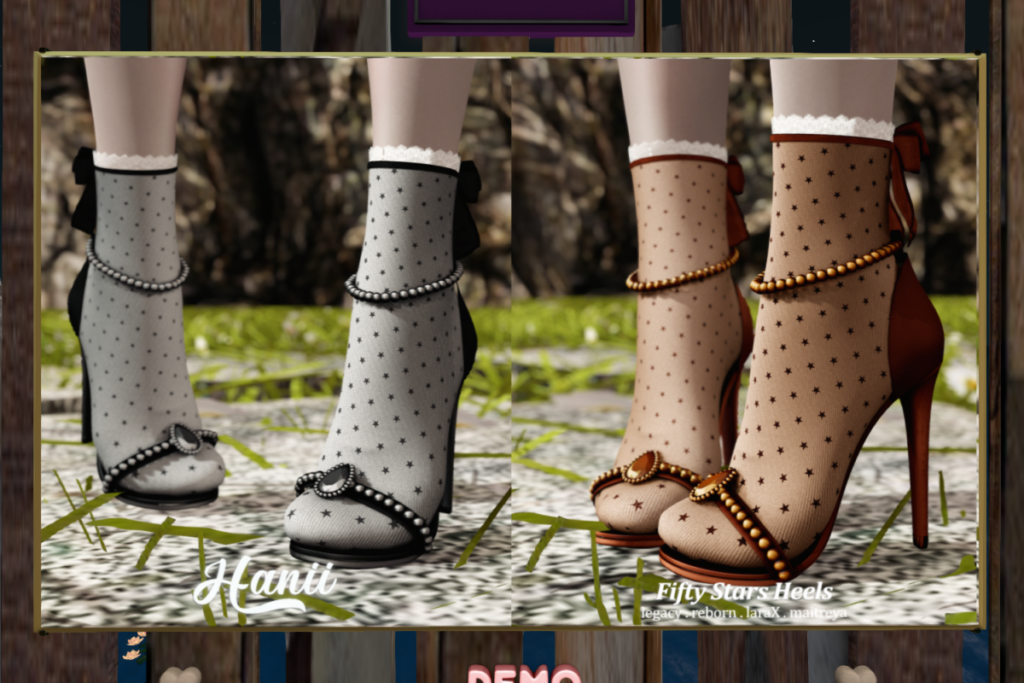 Stars Heels - Legacy/MaitreyaX/Reborn	&lt;a href=&quot;http://maps.secondlife.com/secondlife/Dark%20Desires/234/201/25&quot;&gt;Teleport&lt;/a&gt;