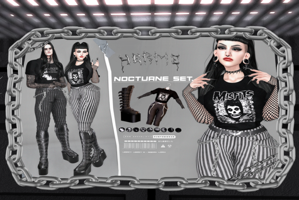 Nocturne Set - Legacy F+M/MaitreyaX/Reborn, L$350 each/L$550 FP