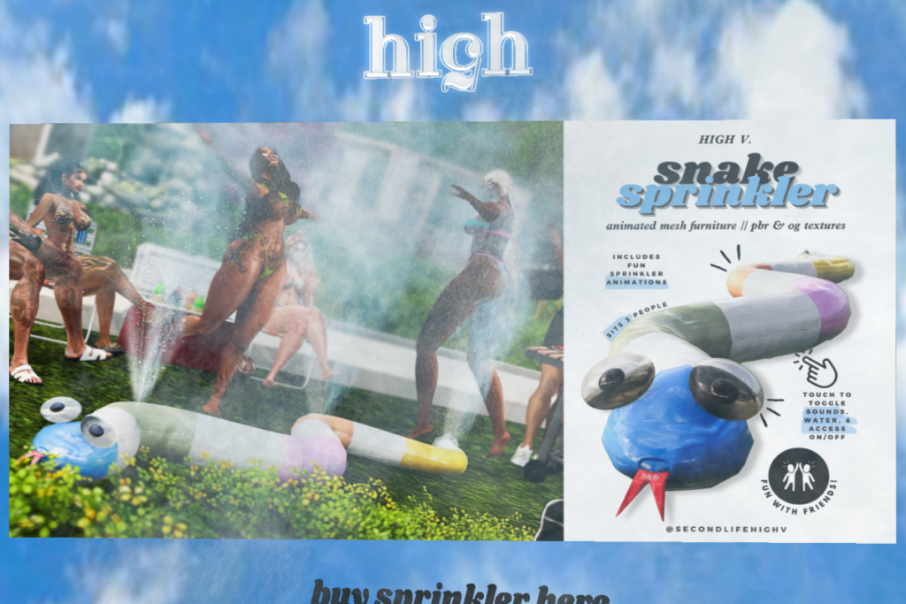 Snake Sprinkler, L$299