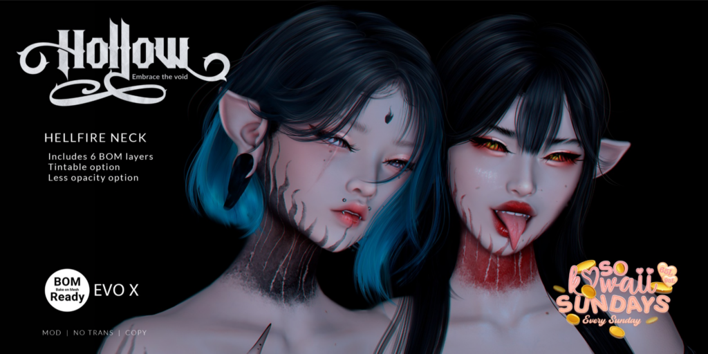Hellfire Neck - EvoX	&lt;a href=&quot;http://maps.secondlife.com/secondlife/Tomoeda/115/39/1502&quot;&gt;Teleport&lt;/a&gt;