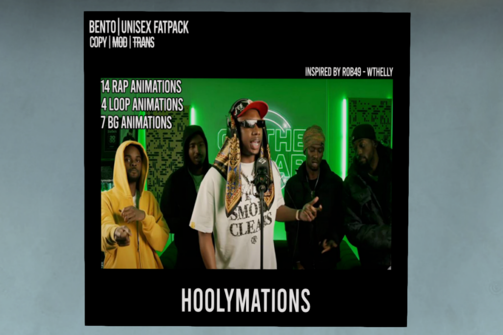 WTHOOLY Animations, L$250 each/L$1500 FP