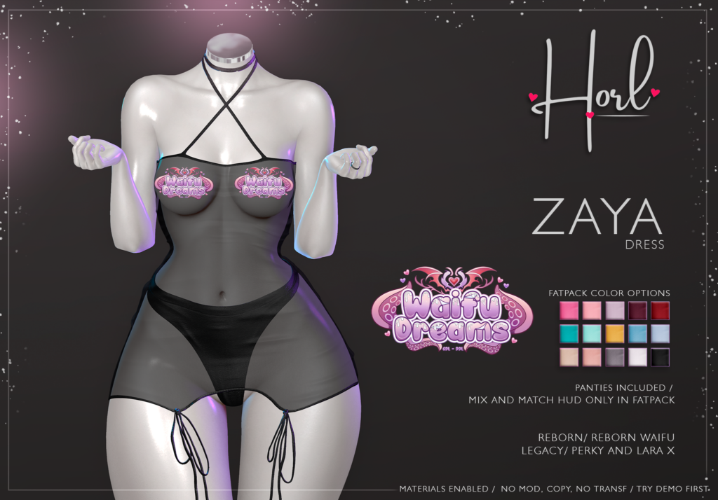 Zaya Dress - Legacy/MaitreyaX/Reborn/+mods