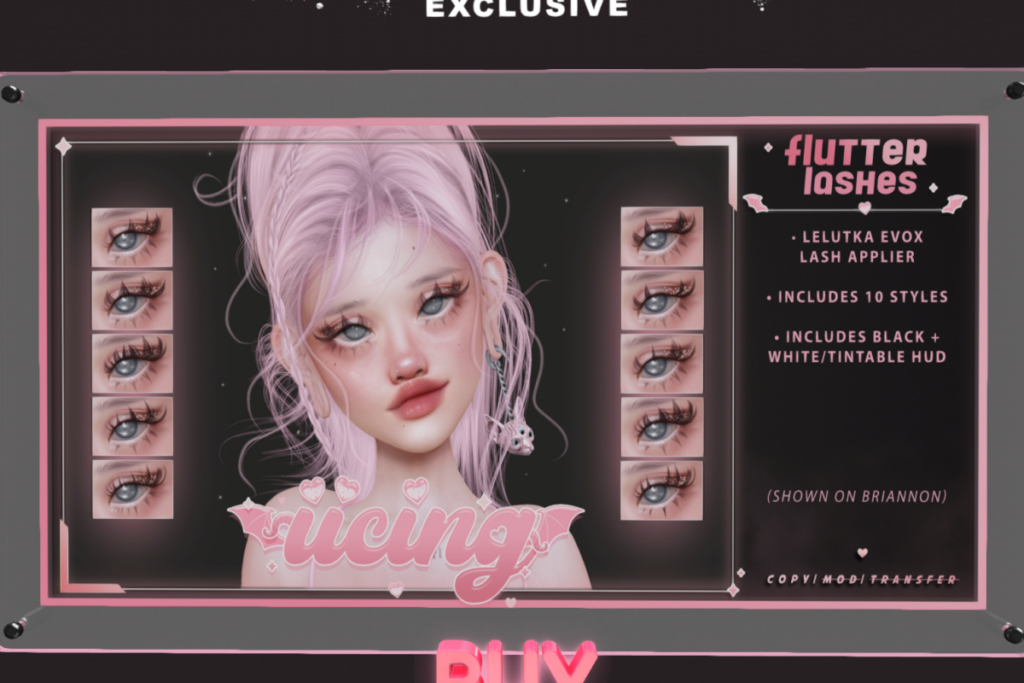 Flutter Lashes - EvoX, L$210