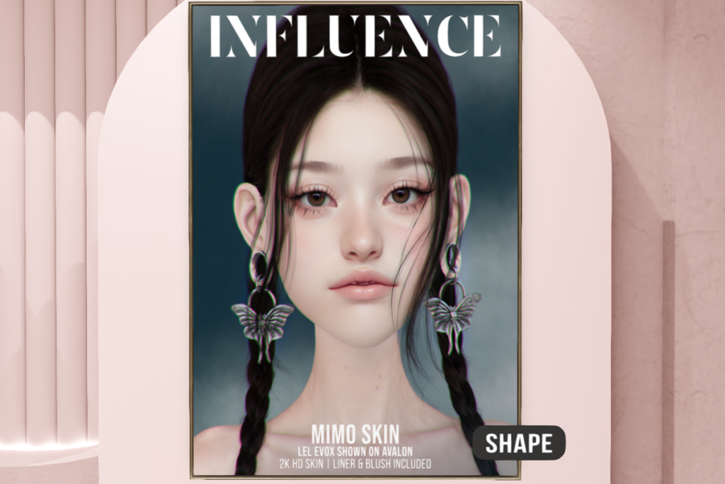 Mimo Skin - EvoX/Velour, L$650 each | Mimo Shape - EvoX Avalon, L$699