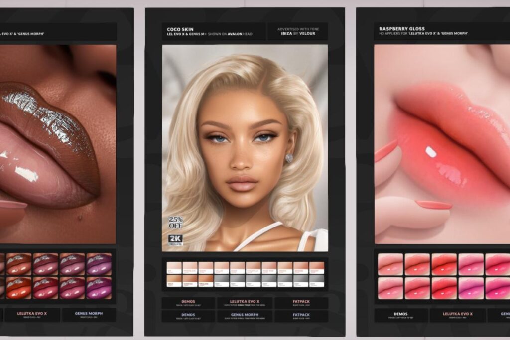 Coco Skin - EvoX/Genus Morph, L$790 each/L$3330 each FP