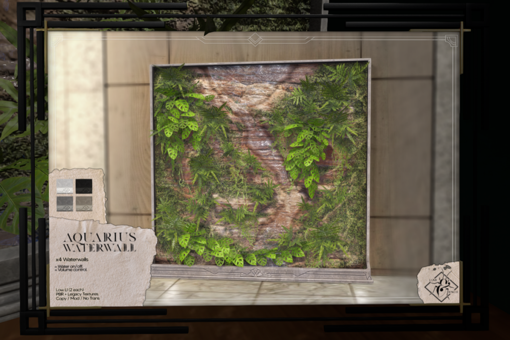 Aquarius Waterwall, L$600