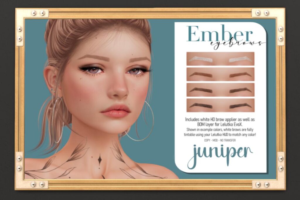 Ember Eyebrows - Evox, L$195
