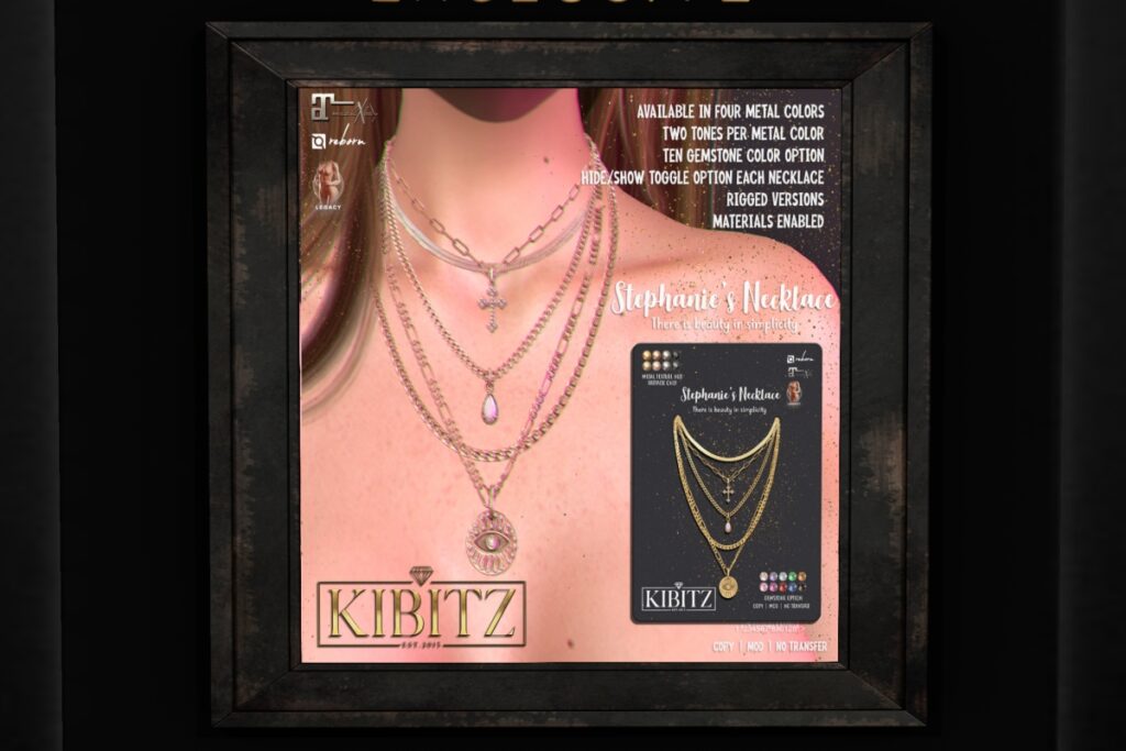 Stephanie&#039;s Necklace - Legacy/MaitreyaX/Reborn, L$289 each/L$859 FP