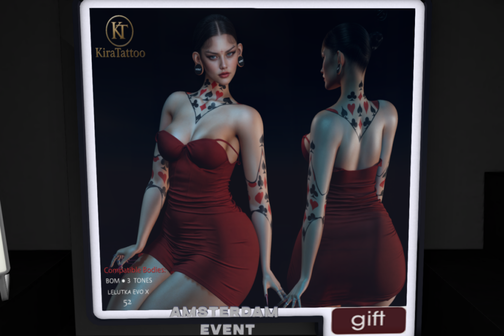 Kira Tattoo #52 - EvoX, L$250