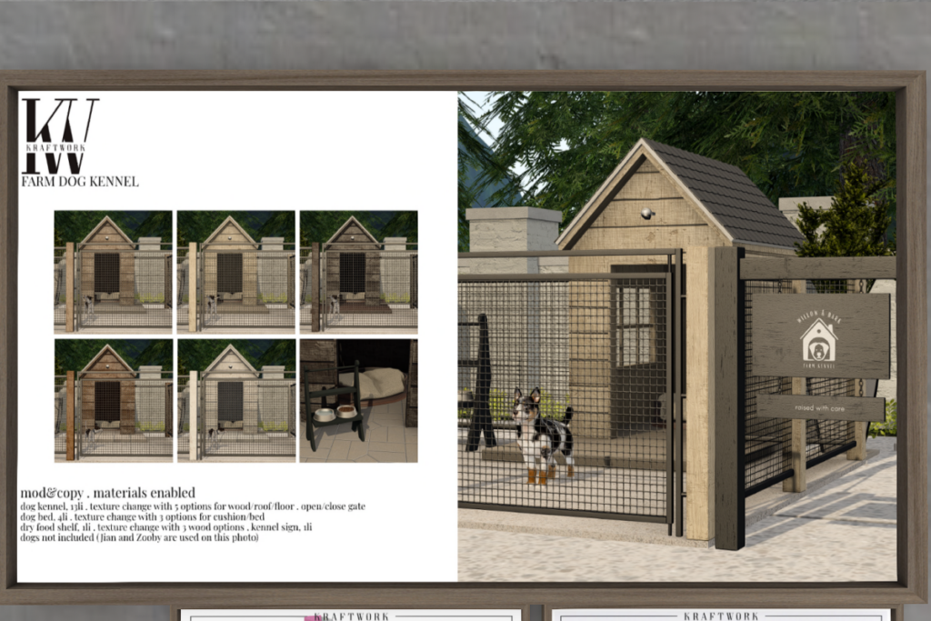 Farm Dog Kennel, L$499
