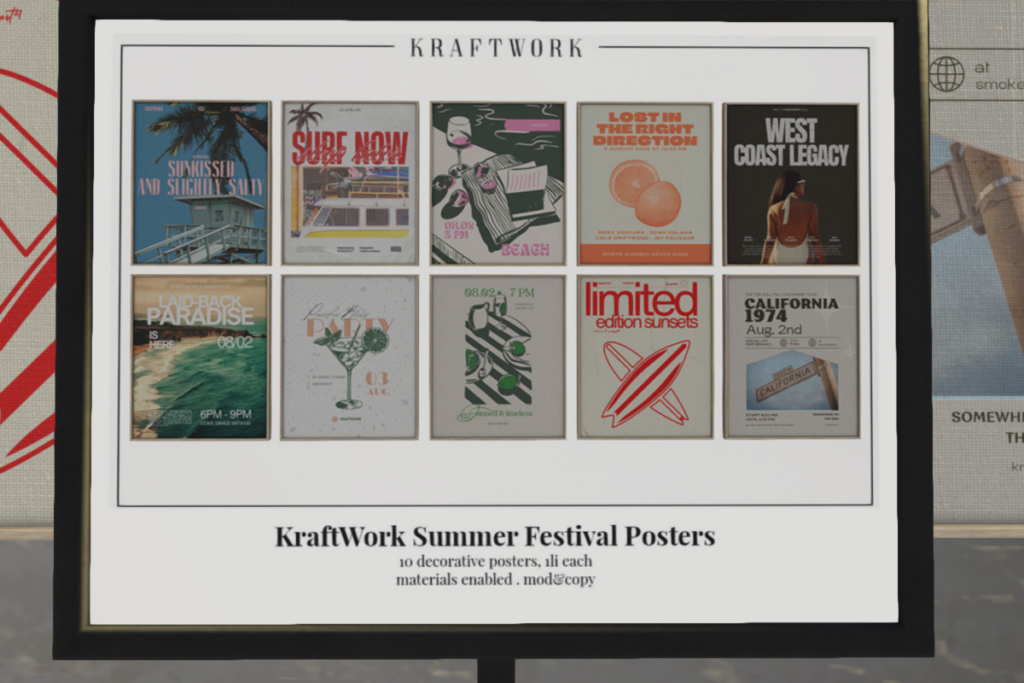 Summer Festival Poster, L$100